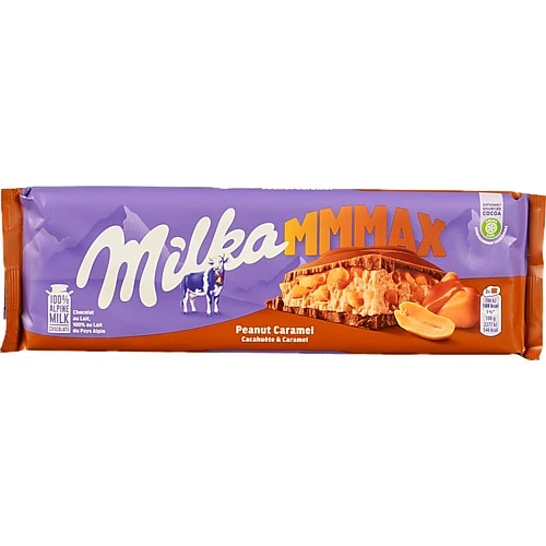 Шоколад Мілка 276г арахіс карамель