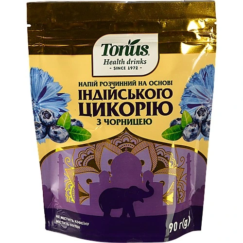 Напій Iндiйський цикорiй Золотое зерно 90г чорниця д.п