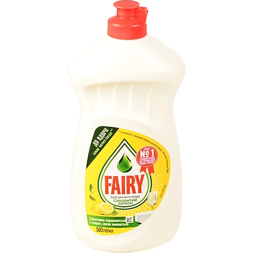 Засiб д.миття посуду Fairy 450-500мл соковитий лимон