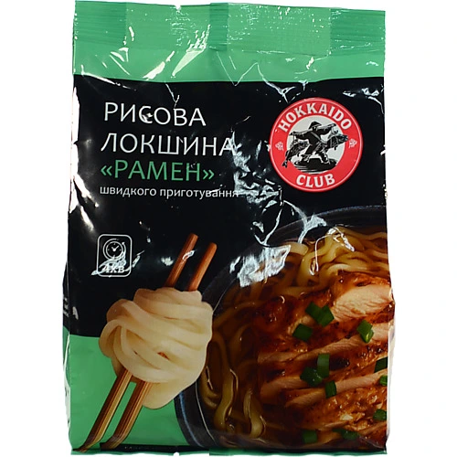 Локшина рисова Hokkaido Club 80г рамен м.уп