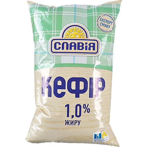 Кефір Славія 850г 1% п.е