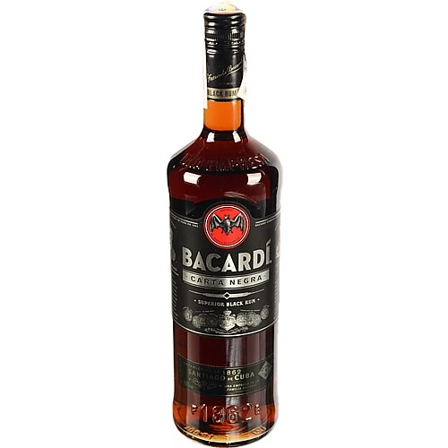 Ром Баккарді 1л 40%  карта негра