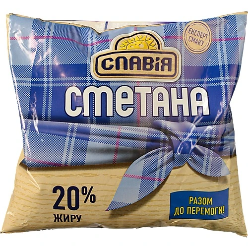 Сметана Славія 350г 20% п.е