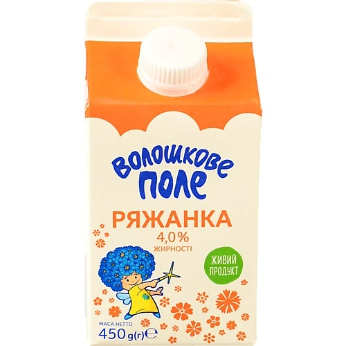 Ряжанка Волошкове поле 450мл 4% п.п