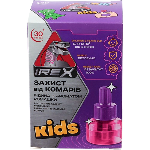 Рідина від комарів IREX Kids 30 ночей для дітей