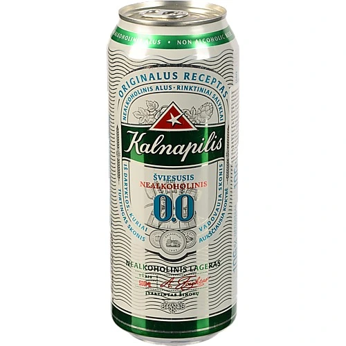 Пиво Kalnapilis 0.5л non alko classic з.б