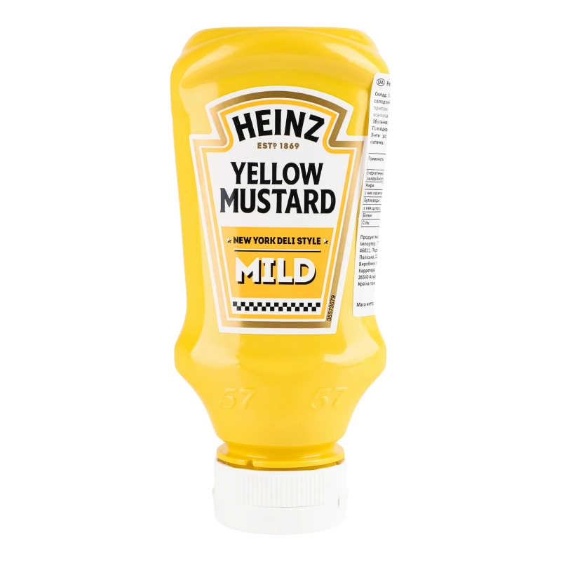 Гірчиця Heinz 240г лагідна