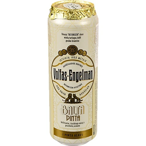 Пиво Volfas Engelman 0.568л balta pinta з.б