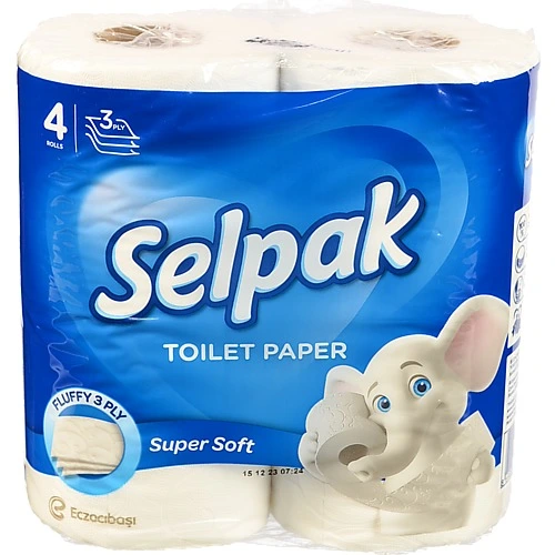 Туалетний папiр Selpak 2х сл 4шт