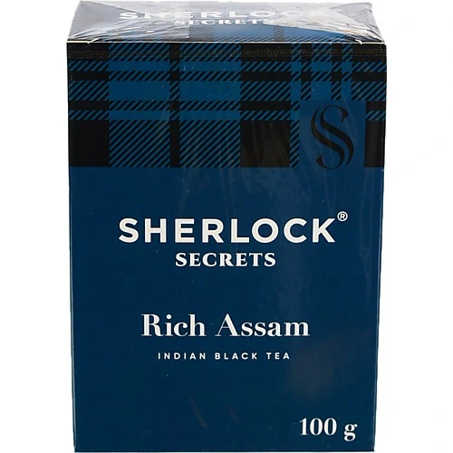 Чай Sherlock Secrets 100г багатий ассам чорний