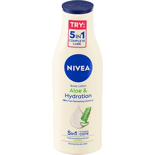 Лосьон д.тіла Nivea 250мл body лосьон алое та зволоження