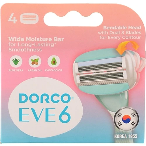 Картриджи Dorco EVE 6лез 4шт