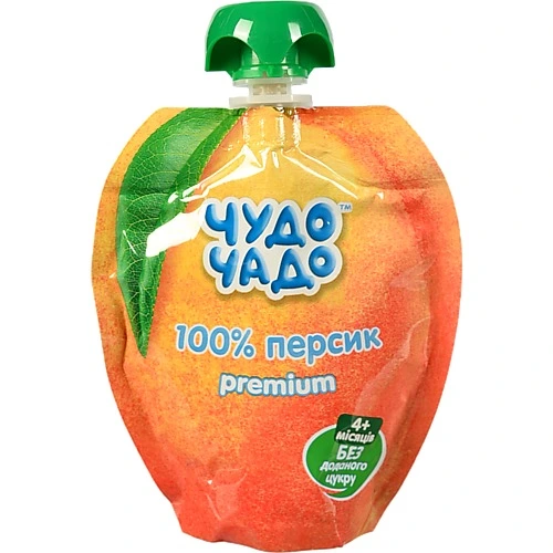 Пюре Чудо Чадо 90г персик б.цукру пауч