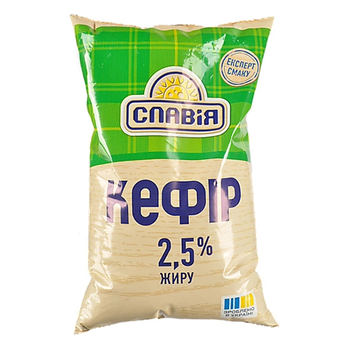 Кефір Славія 850г 2.5% п.е.