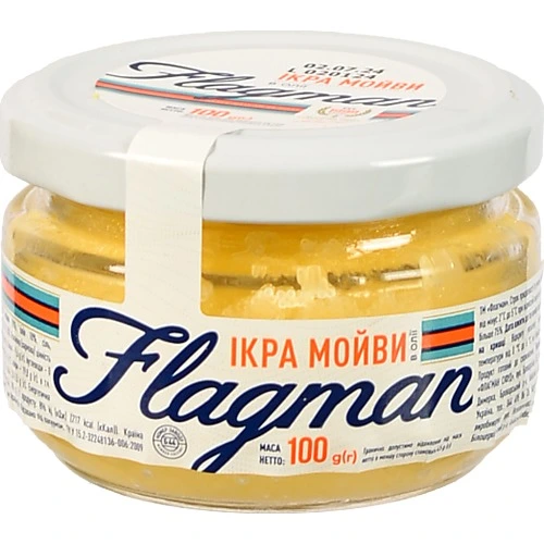 Ікра мойви Флагман 100г в.олії