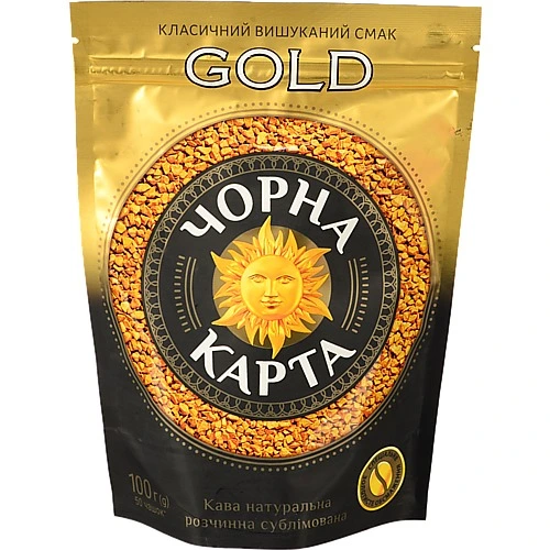 Кава Чорна Карта 100г gold розчинна