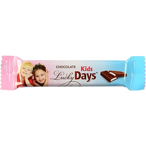 Шоколад Lucky Days 12.5г молочний мол.начинка