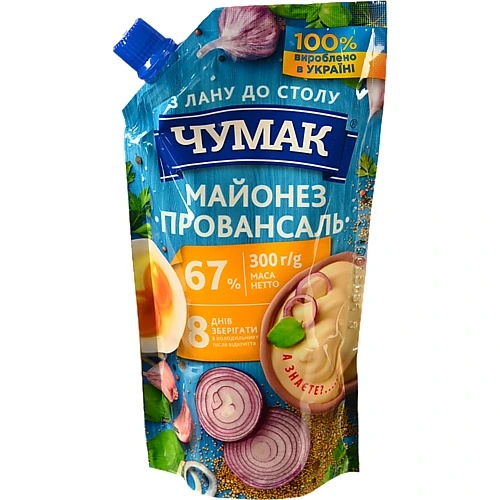 Майонез Чумак 300г провансаль 67% ДП