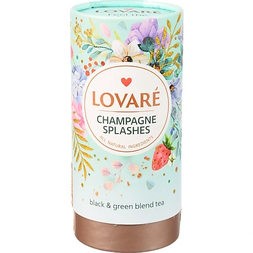 Чай Lovare 80г бризки шампанського тубус