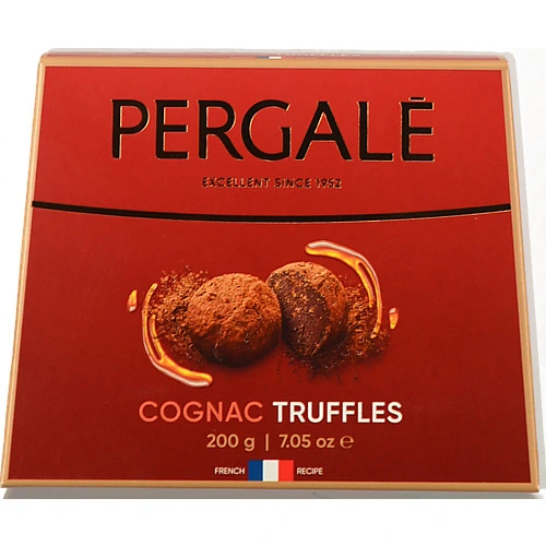 Цукерки Pergale 200гр трюфелі cognac.