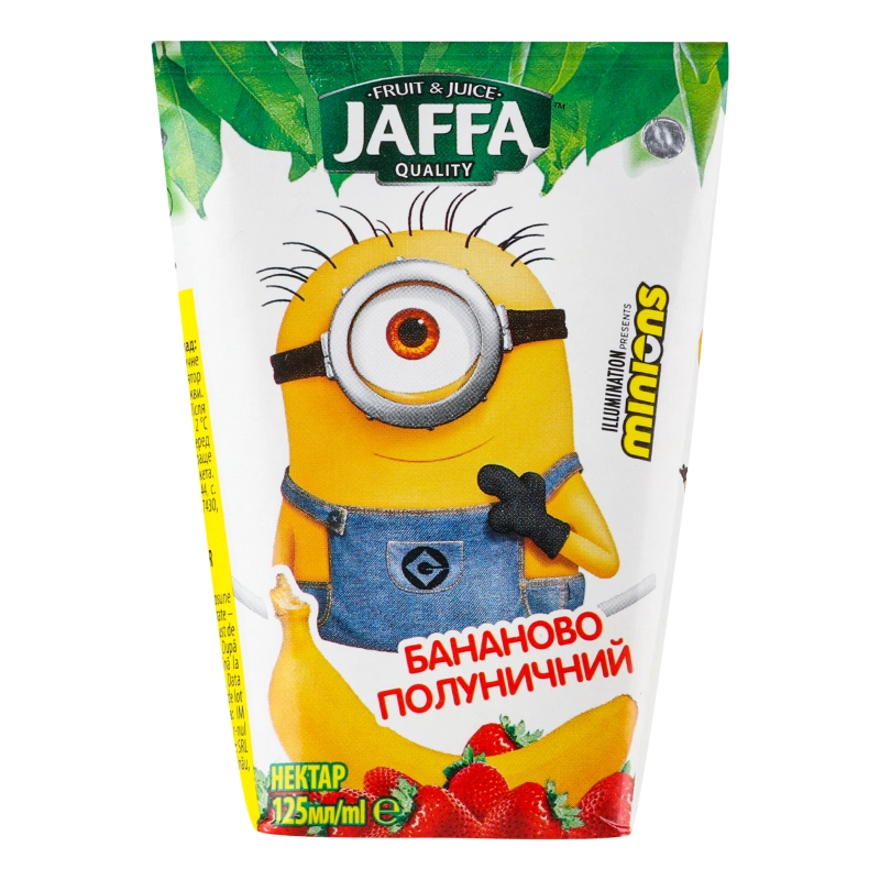 Нектар Jaffa minions 0.125л банан полуниця