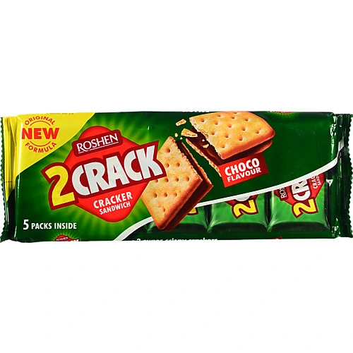 Крекер Choco 2 Crack Roshen м/у 5х47г