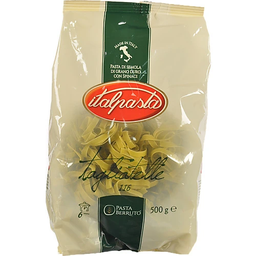 Макарони Italpasta 500 г Тальятеллі шпинат