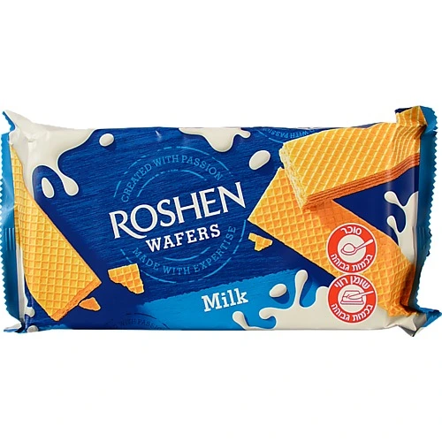 Вафлі Рошен 216г wafers молоко