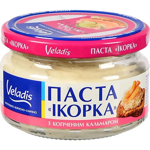Паста Veladis 160г ікорка копчений кальмар