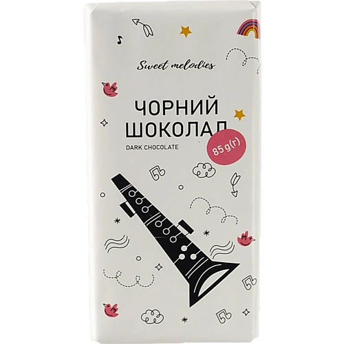 Шоколад Sweet Melodies 85г чорний PL