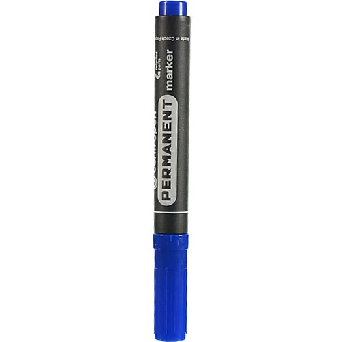 Маркер Centropen 2.5мм permanent синій 8566