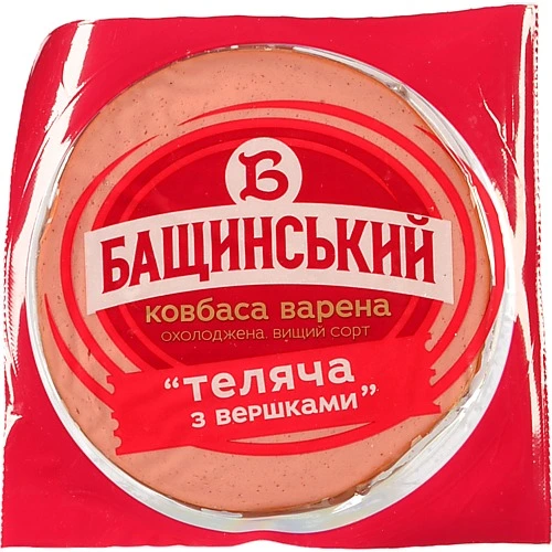 Ковбаса Бащинський 400г теляча вершки в.г