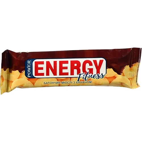 Батончик-мюслі Power  Energy 30г банан