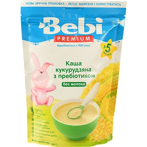 Каша Бебі Преміум 200г кукурудзяна низькоалергенна пребiотики