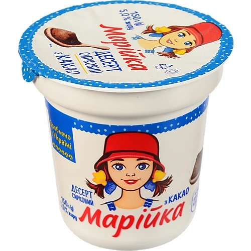 Десерт Смачненька 150г 5% сирковий марійка какао ст