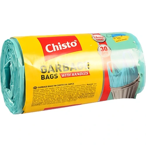 Мішки Chisto 35лх30шт д.сміття ручки