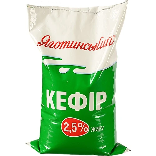 Кефір Яготинське 0.85л 2.5%  пл