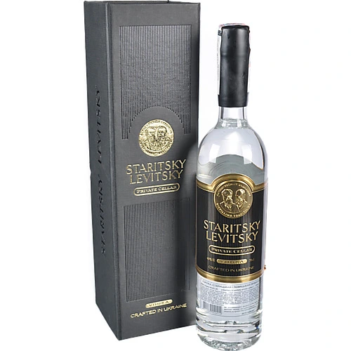 Горiлка Старицький Левицький 0.7л private cellar gift box