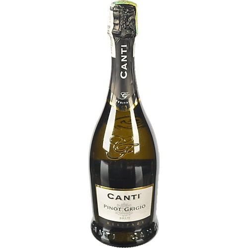 Вино Canti 0.75л пiно грiджiо брют iгристе бiле