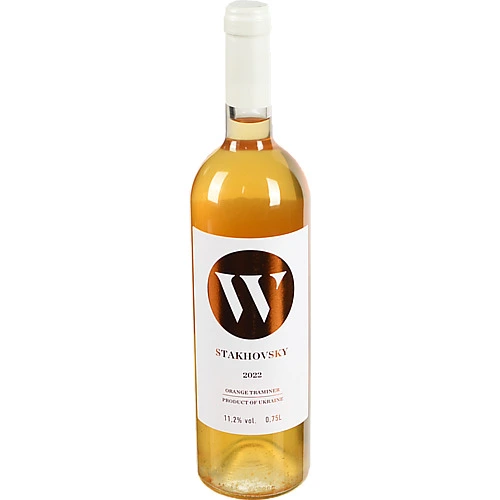 Вино Stakhovsky Wines 0.75л оранж трамінер біле сухе