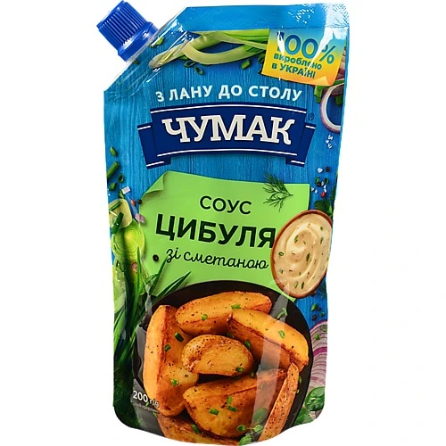 Соус Чумак 200г цибуля сметана дп