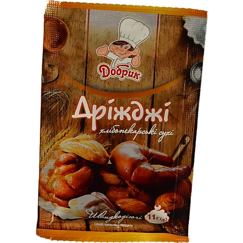 Дрiжджi Добрик 11г хлiбопекарськi сухi швидкодiючi