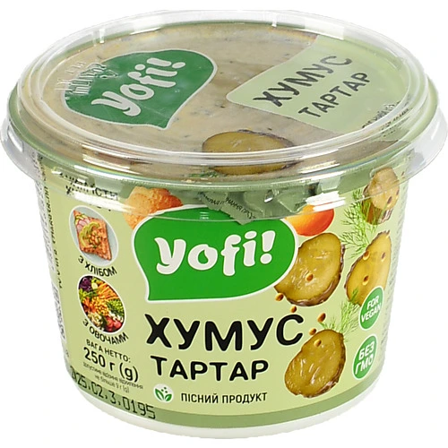 Хумус Yofi 250г тартар
