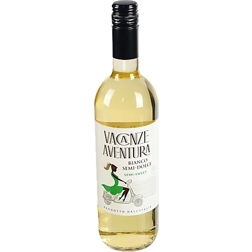 Вино Vacanze Aventura 0.75л Bianco Semi sweet н.сол біле