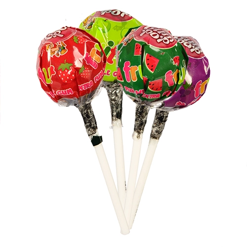 Цукерки Gum Pop 18г фруктові з гумкою