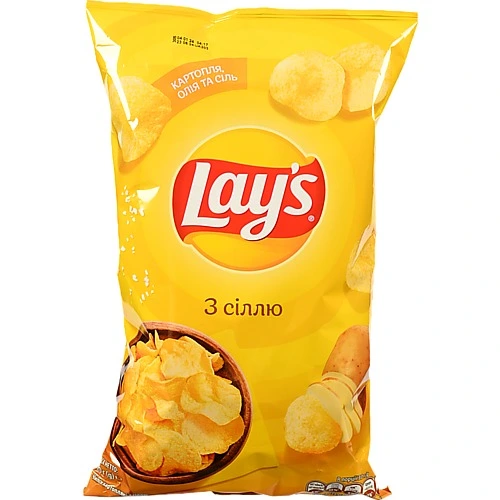 Чiпси Lays 120г солоні