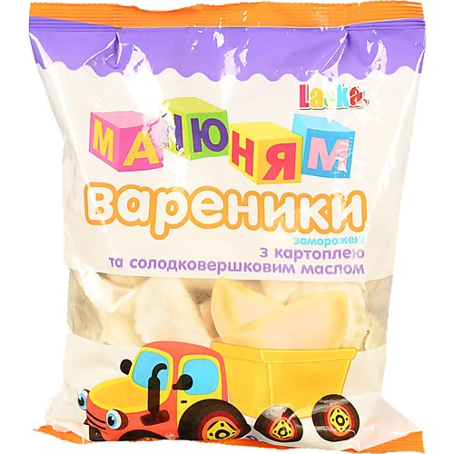 Варенички Laska 900г ма-ню-ням картопля вершкове масло