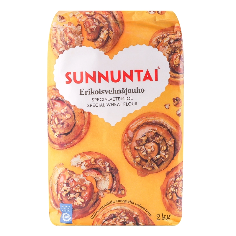 Борошно Sunnuntai 2кг пшеничне