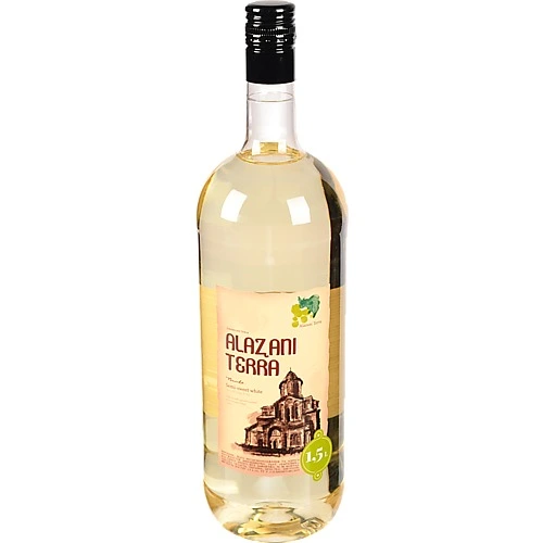 Напій винний Alazani Terra 1.5л баке білий н.с
