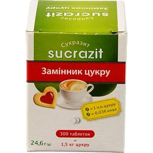 Замінник цукру Sukrazit 300таб mushroom